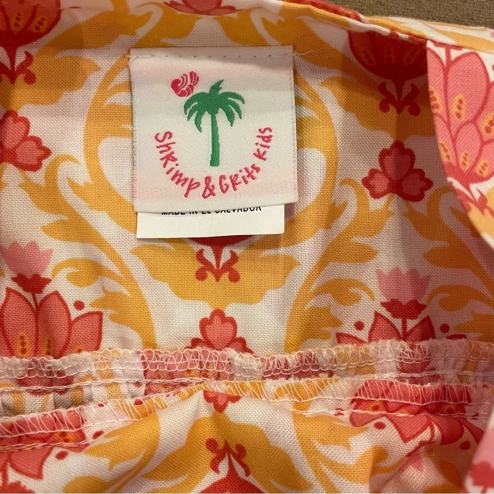 Shrimp & Grits Kids Baby Girls Ruffle Jumper Size 6M
